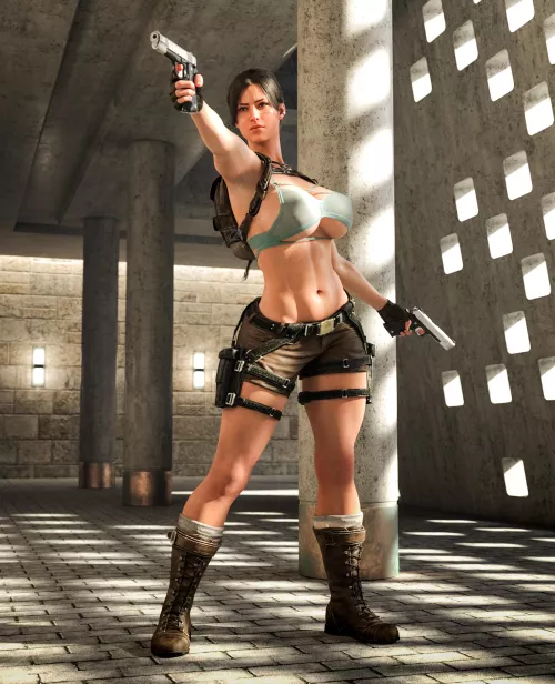 Lara Croft (tridiks) [Tomb Raider / Call of Duty] by Street_Gur_5314