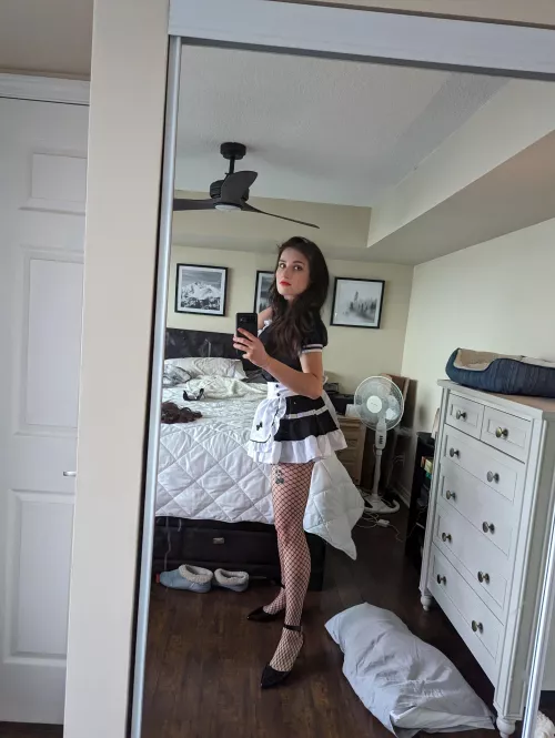 Love how long my legs look in this short dress 😛🥰 by VisitFinancial2497