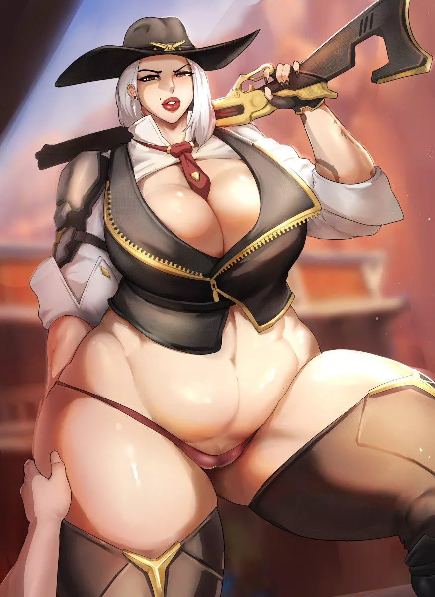 Momma Ashe (Jujunaught) [Overwatch] posted by EroMestre