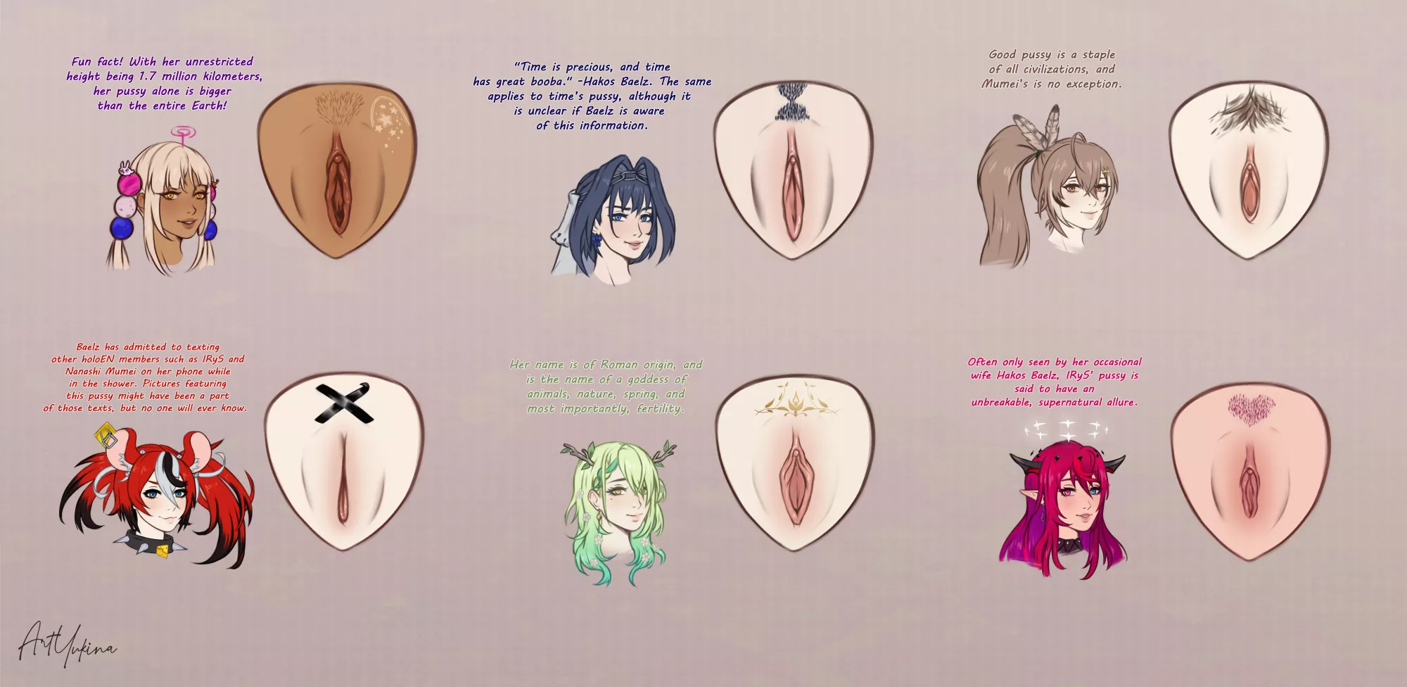  [Multiples] Hololive English -Promise- Pussy Pocketbook posted by YukinaArt