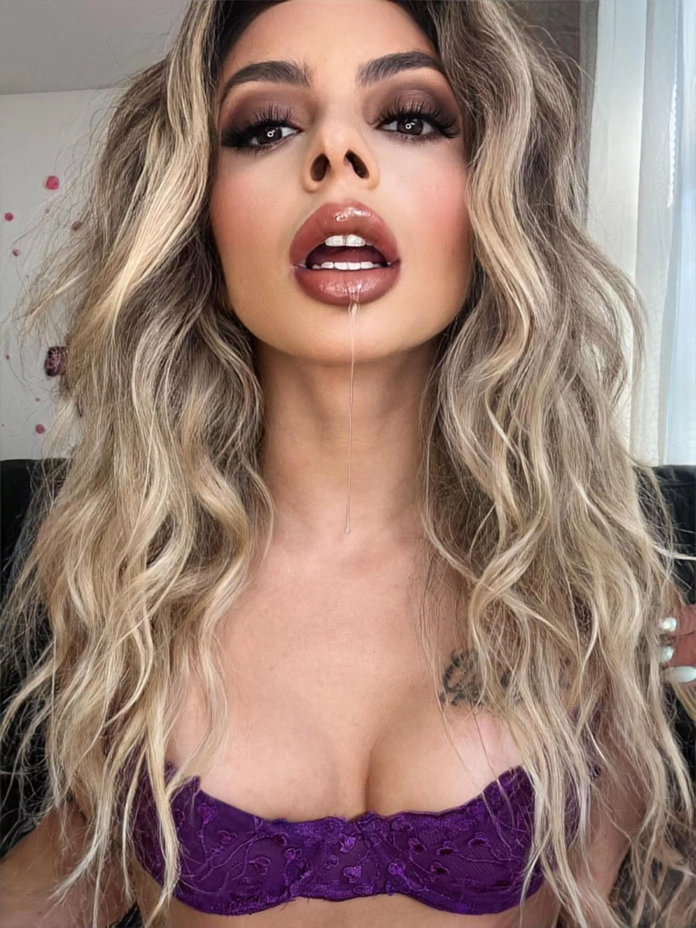 My spit is the key to your financial domination, and I'm about to unlock your wallet.🔑💦 posted by Goddessbarbi