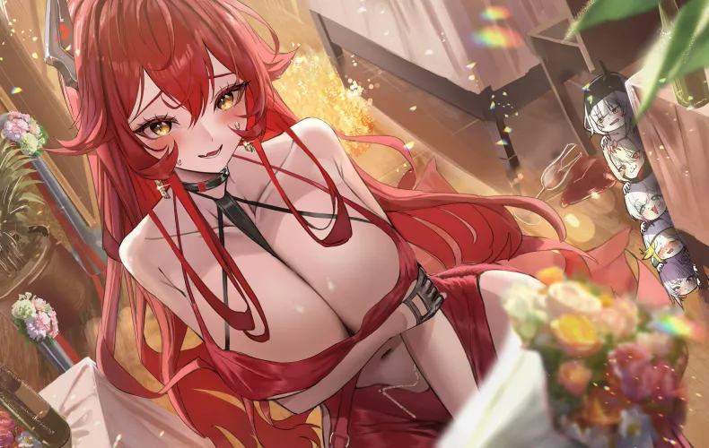 Redhood in a red dress [NIKKE] by marxsander2016