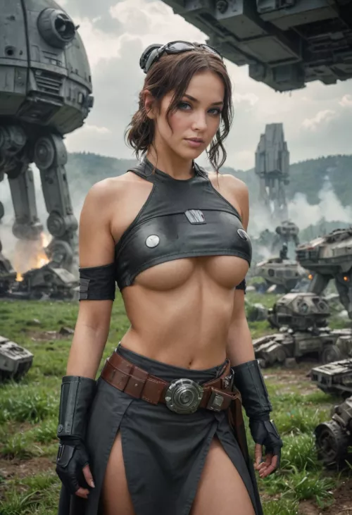sexy star wars underboob by aprilmatters