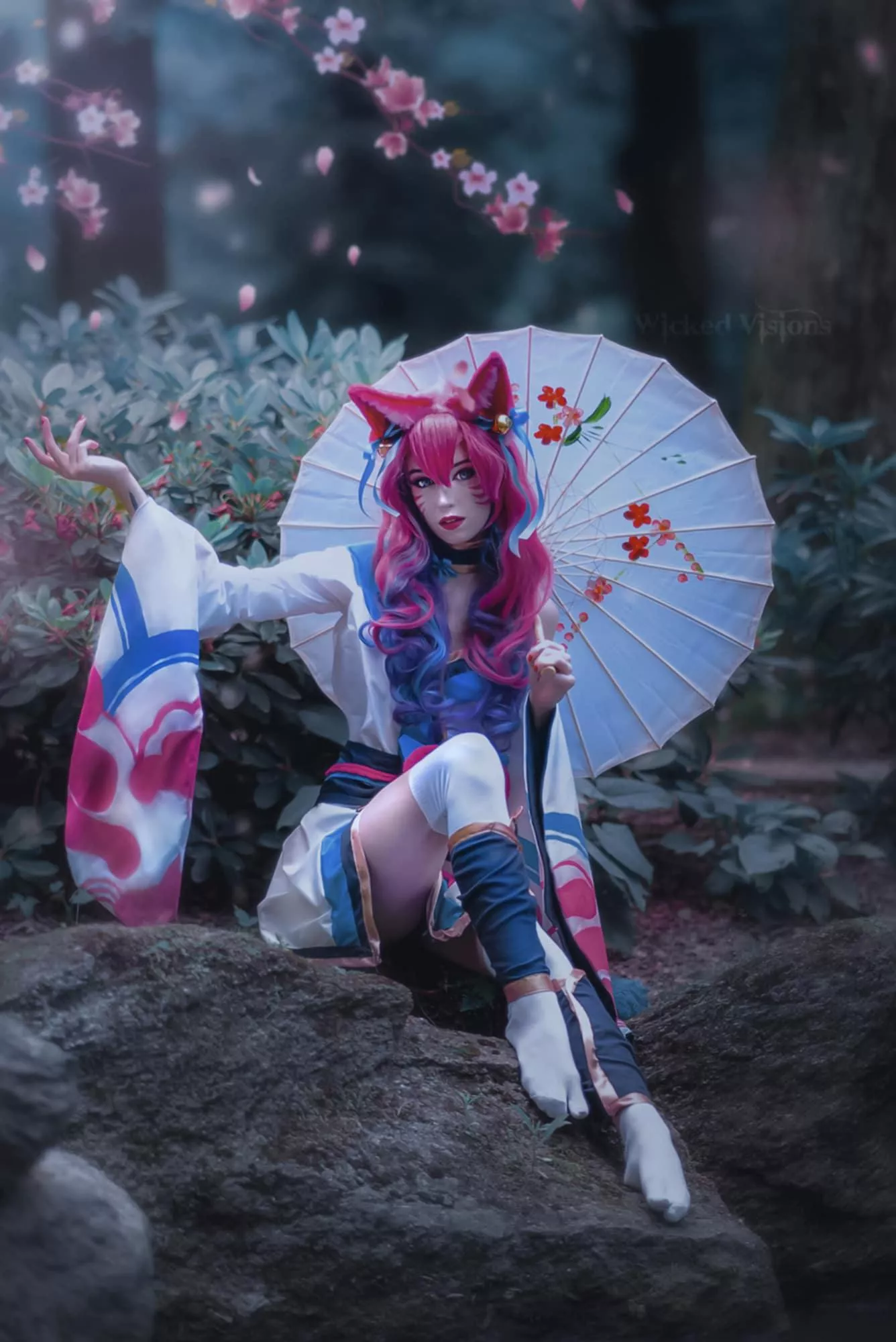 Spirit blossom Ahri from league of legends by (Whiteeefox)  posted by xFoxyCosplay