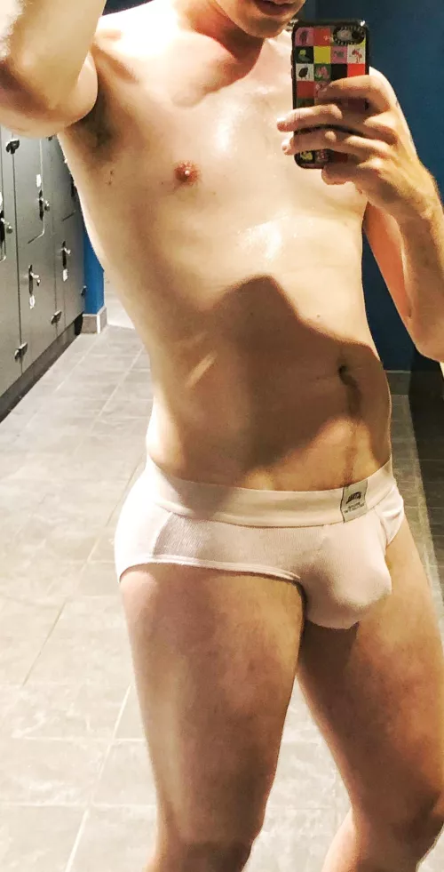 Sweaty gym undies.  by Ym69ym