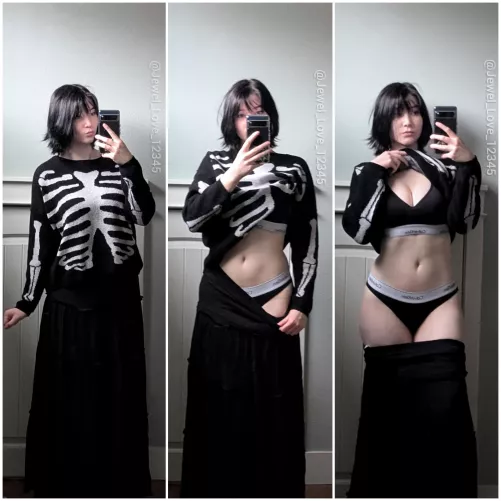 Thought this outfit was cute with the matching Calvin Klein set underneath  by Jewel_Love_12345