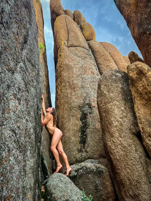 Towering rocks by KinksAlongTheWay