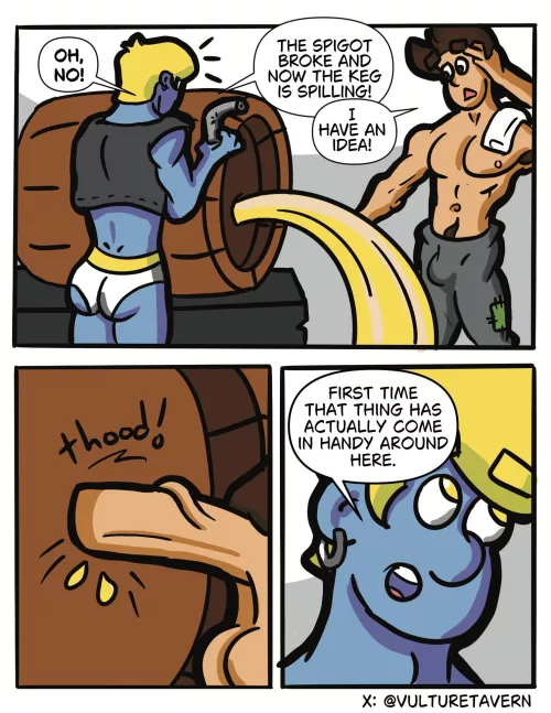 Vulture Tavern comic strip [OC] by atom511
