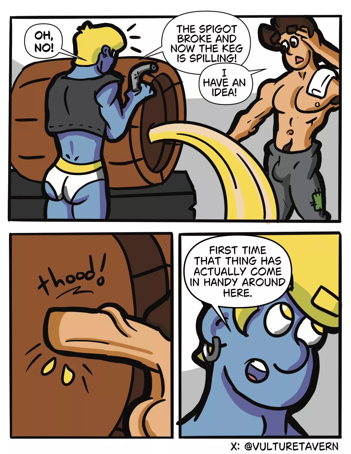 Vulture Tavern comic strip [OC] posted by atom511