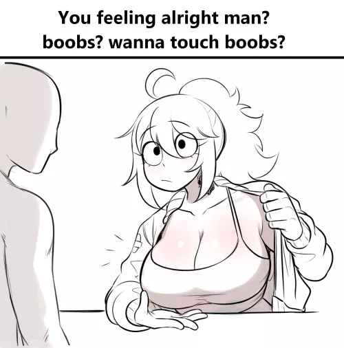 Wanna touch boobs? by SalmonellaBro