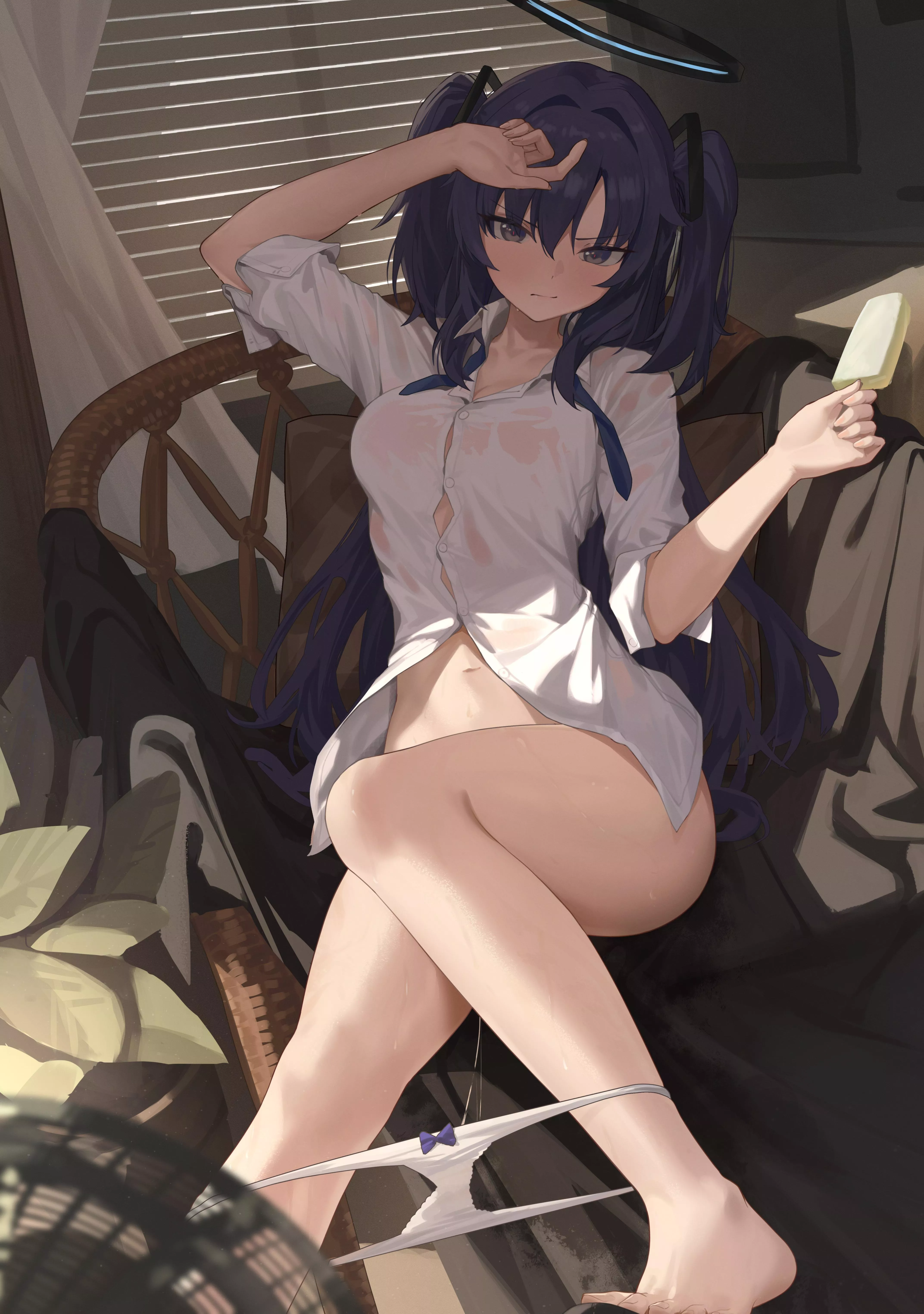 Wet panties Yuuka [Blue Archive] posted by marxsander2016