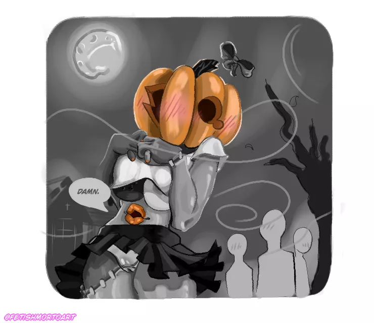 Anastacia tried to blend in among humans on Halloween, but she had no idea her cadaverous odor spread through the air on the wind.[OC] posted by Over_Anywhere2386