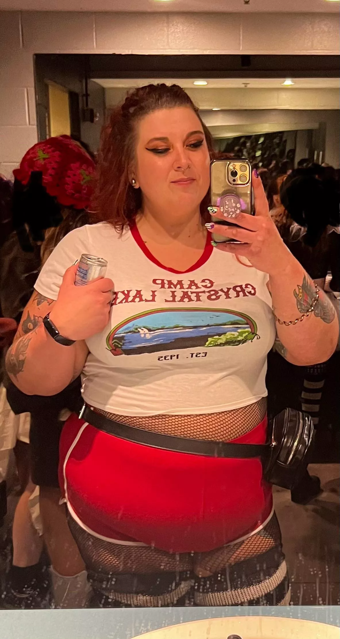 Dirty bathroom mirror selfie ☺️ posted by MsPriscillaD