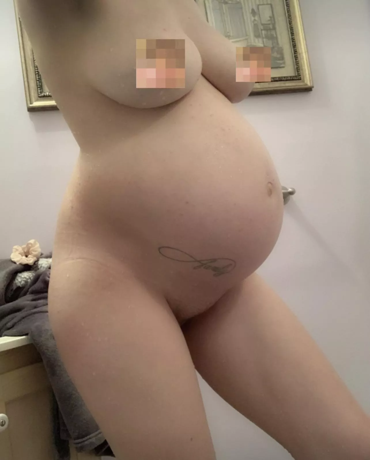 Does my big belly turn you on? posted by candybabexx