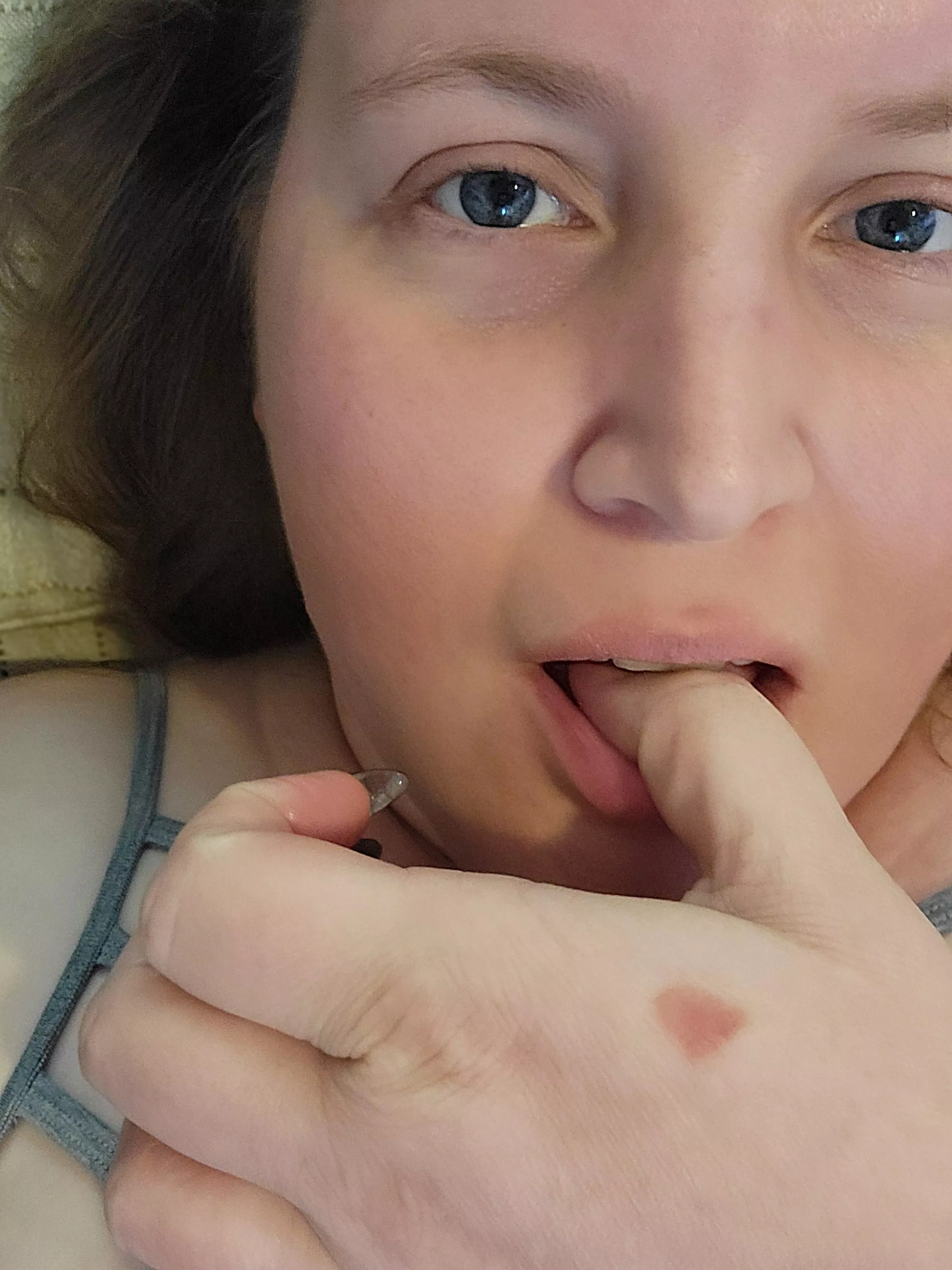 Eye contact is key when your cock is in my mouth.  posted by FinishWithFae