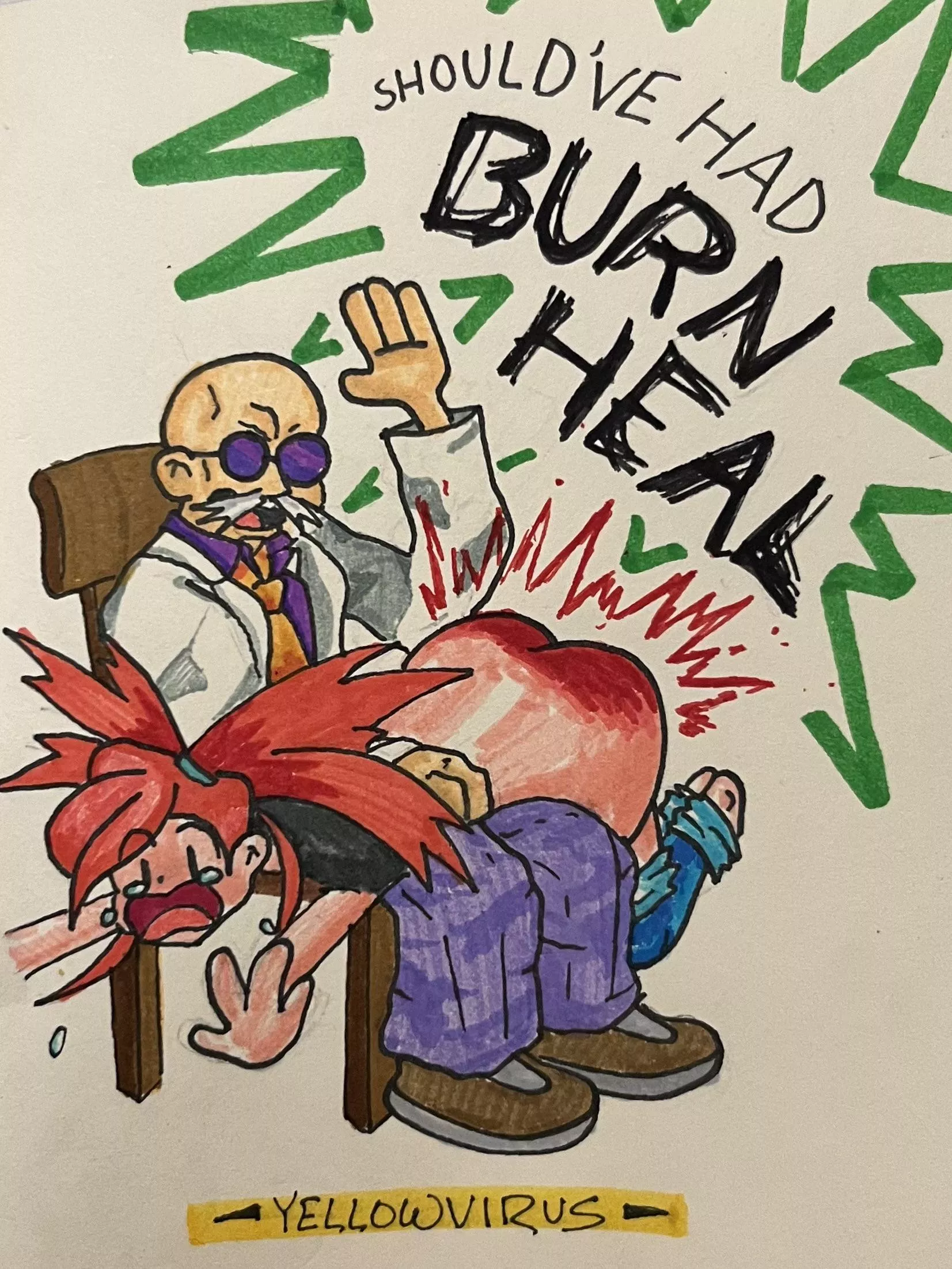 Flannery loses a battle  posted by YellowVirus