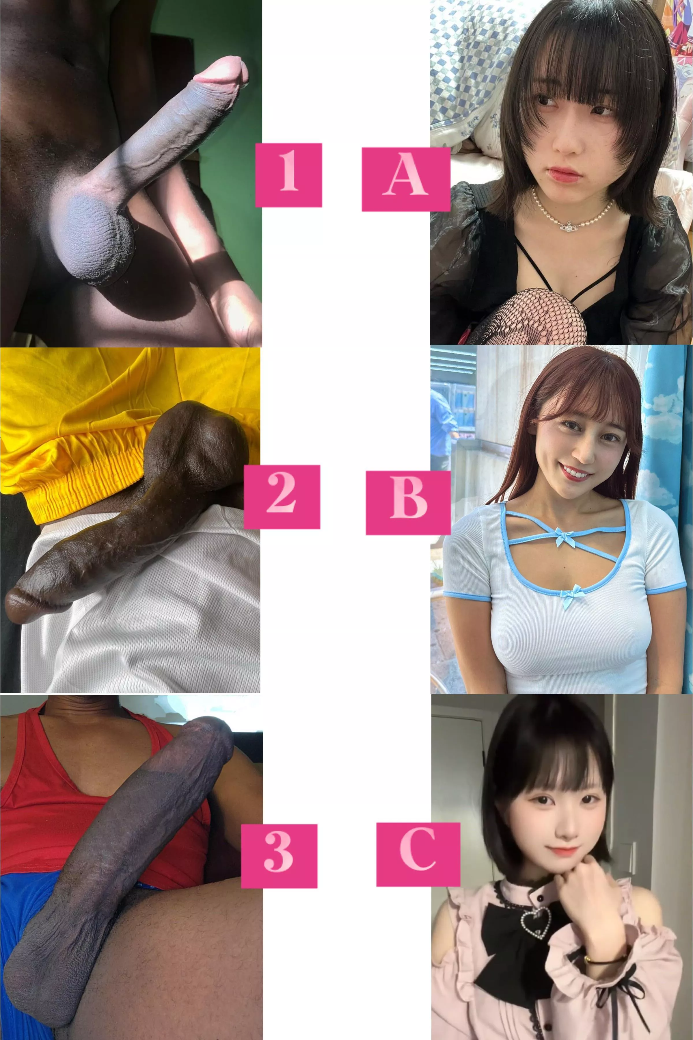 Homework for white bois. Connect and make your favorite pair posted by Mankan11k