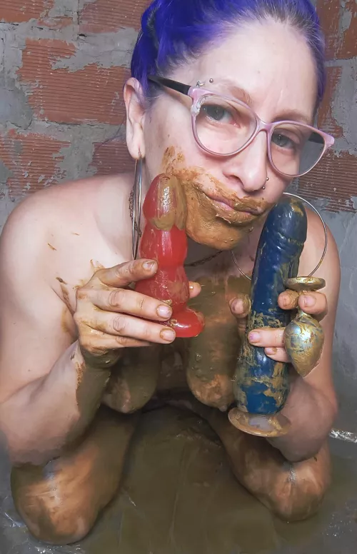 I don't know which one is dirtier 😋💩😈 (F) by Maiasex