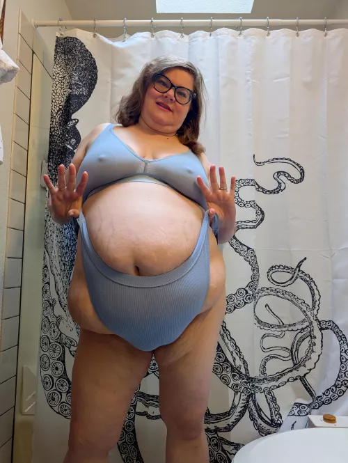 I love a string bikini on my big soft tummy  by Shazzpie