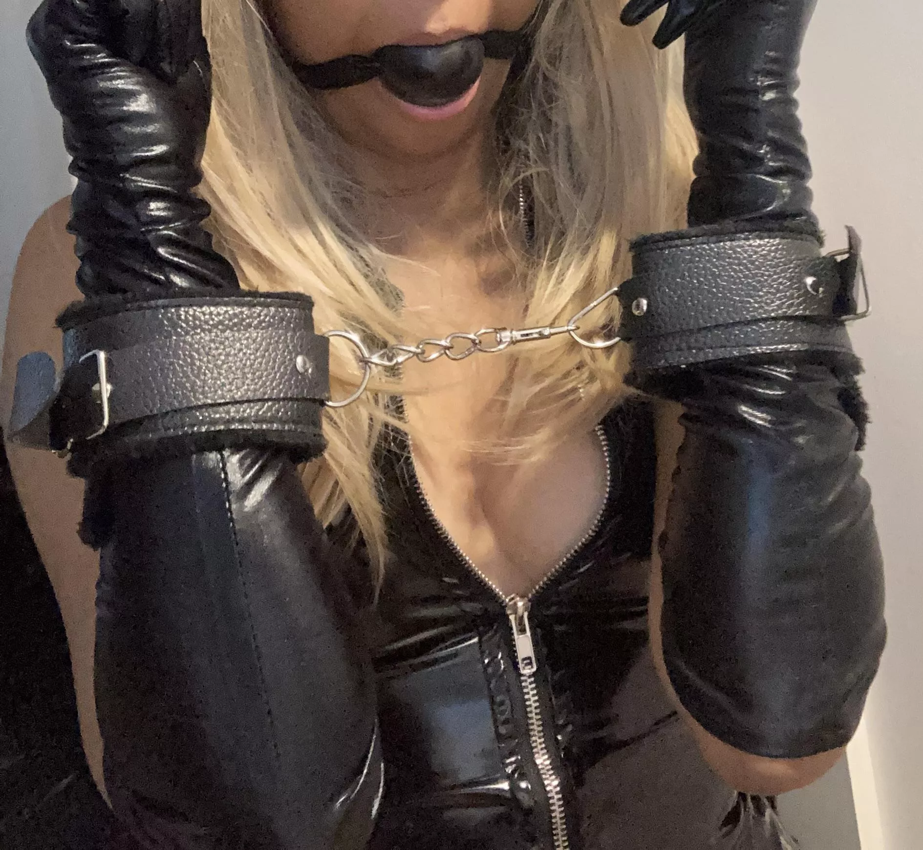I’ll stay tied up and gagged for as long as you want me to be 😘🥰 posted by bondagekitty_