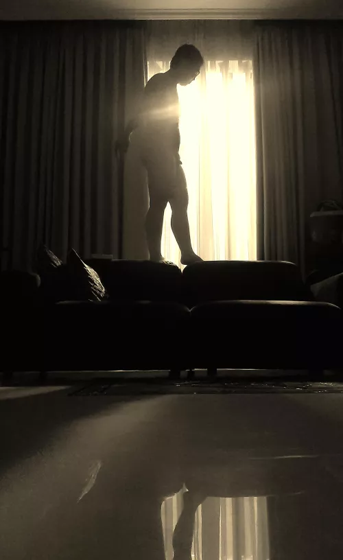 My window on the ground floor is quite large, so I seldom draw the curtains. But today the neighbourhood seems quiet, and I did. I turned the inside lights off and enjoyed. by khoathantrongrung