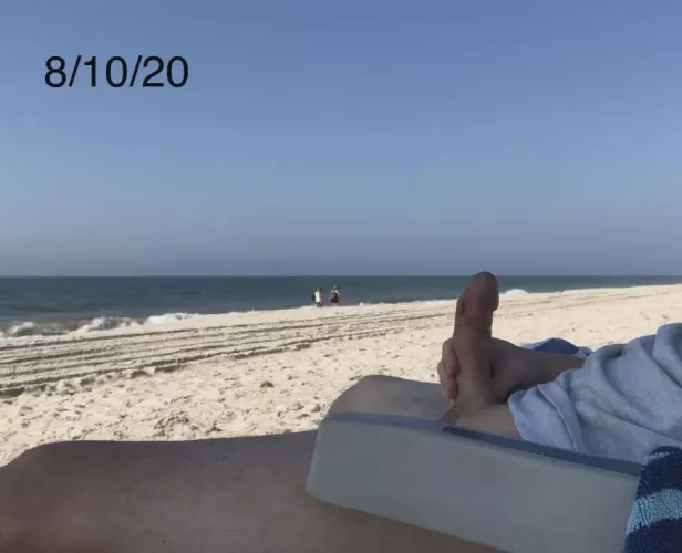 Quiet Beach HardOn by ostreds