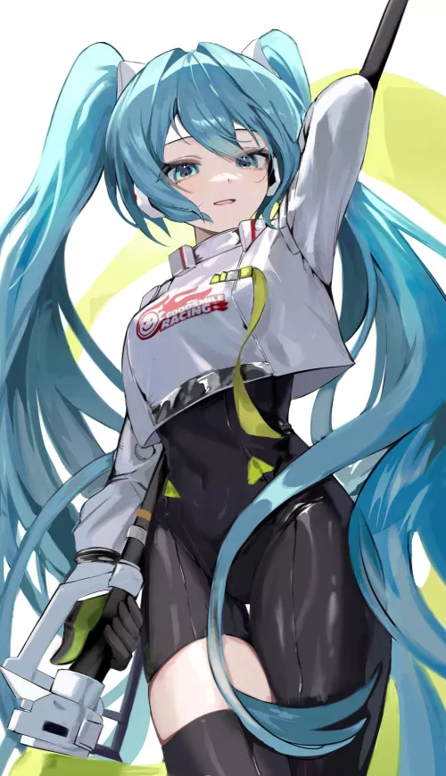Racing Miku [Vocaloid] by CheetahSperm18