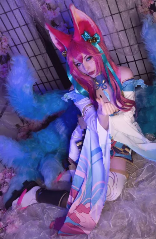 (Shiroktsne) as Ahri [LeagueofLegends]  by Weird-Doughnut7002