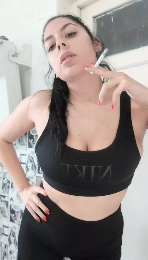 Smoking after training by katylaa