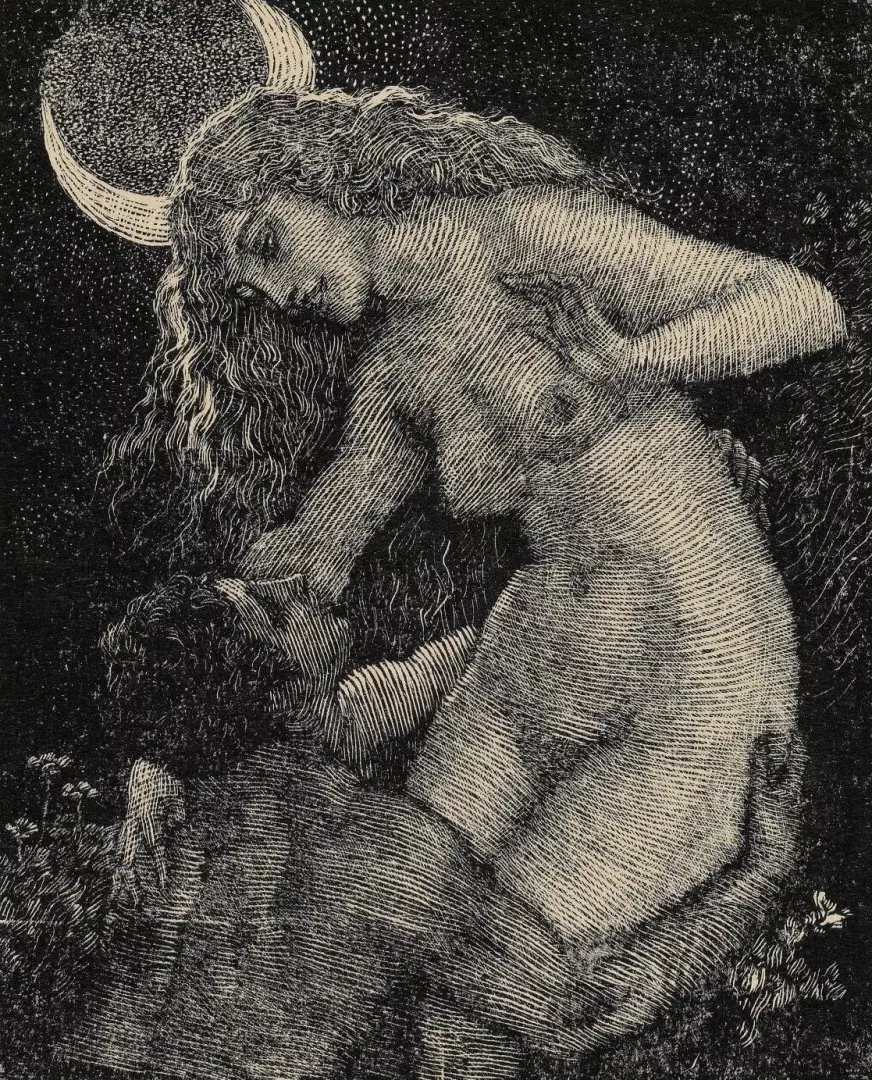 The Moon Thief, Norman Lindsay, 1925 posted by goddessoflove1234
