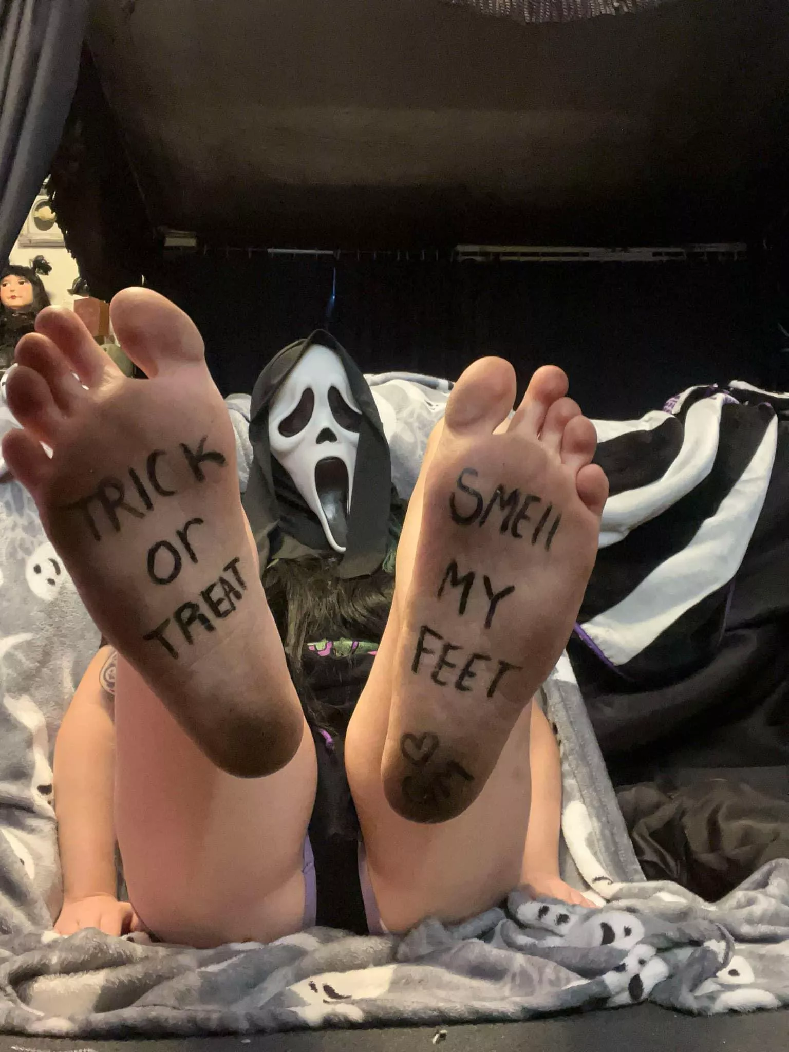 Trick or Treat, Smell my Feet posted by Gothic_Momma