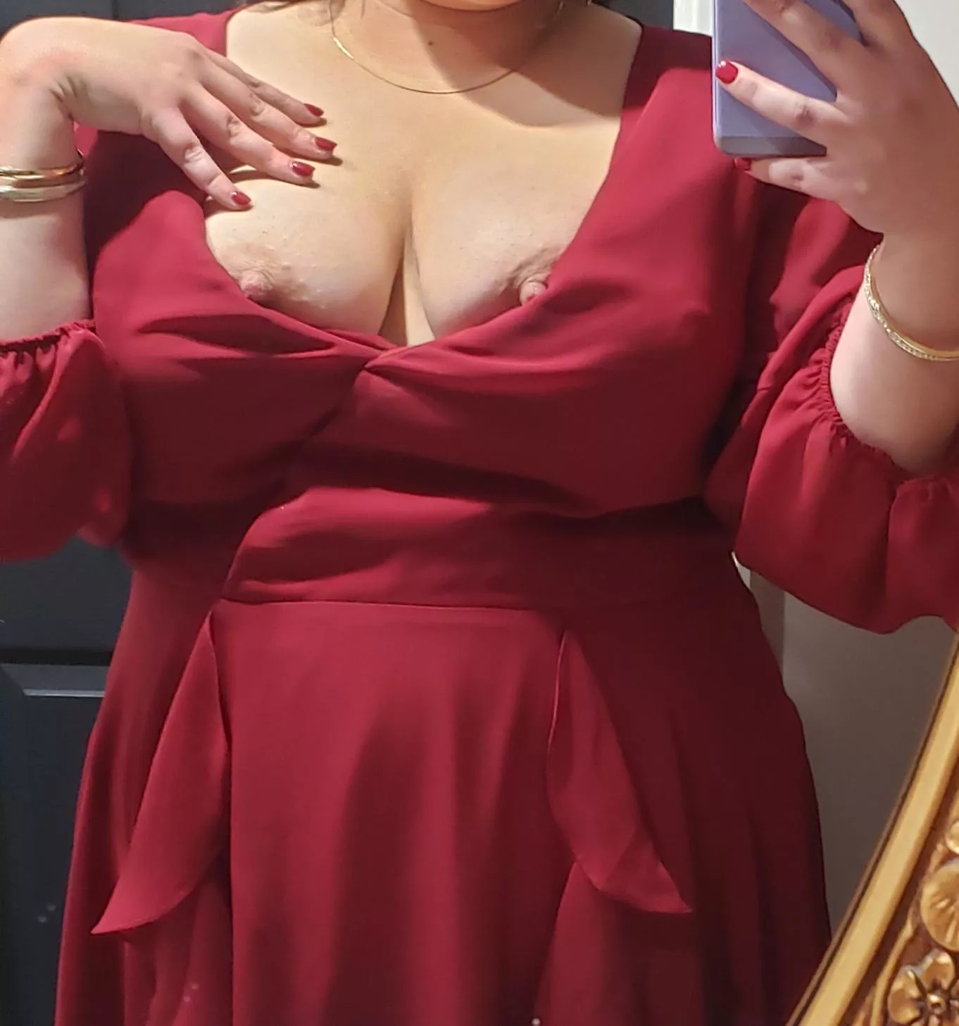 Was the maid of honor in a wedding the other day... sadly, I didn't get pounded in this dress posted by thisismyusername010