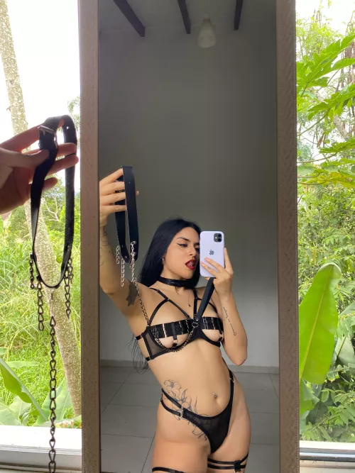 Will you be my obedient puppy? Say woof woof  by yourlatingoddess1