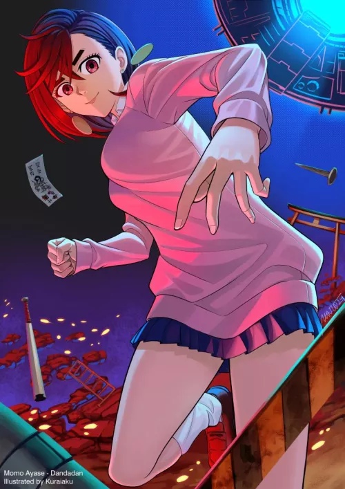 Ayase Momo (Dandadan) [kuraiaku] by MrZerFox