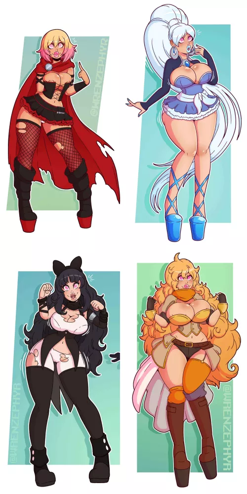 [F4A] Your chance to bimbofy the RWBY girls! How would you do it, and why? Just because you can, or perhaps to take revenge? Tell me~ by ThatPrincesss