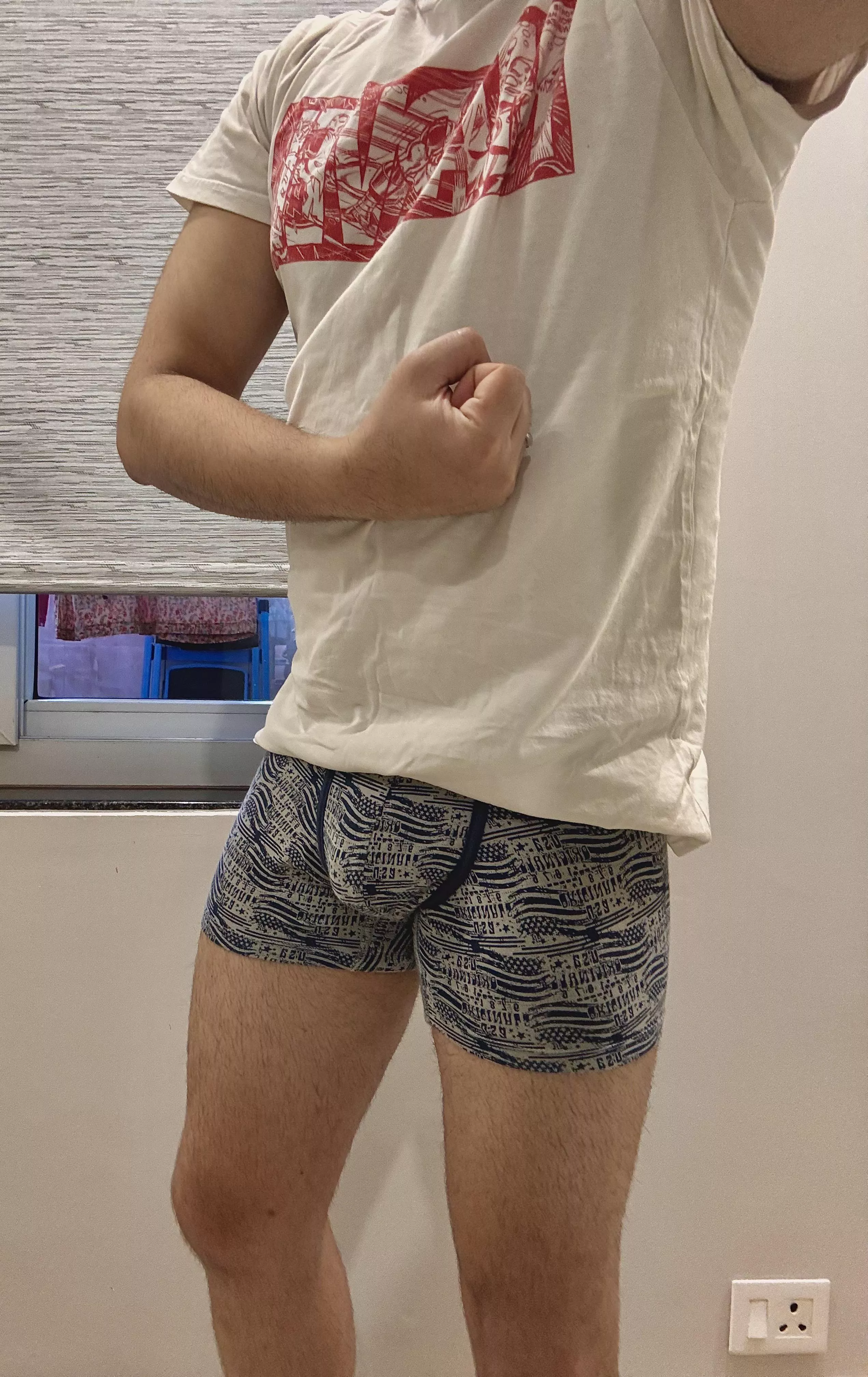 Good Morning! Sneak peek of my musky underwear. Tight ☑️  posted by whiskey_lake_x