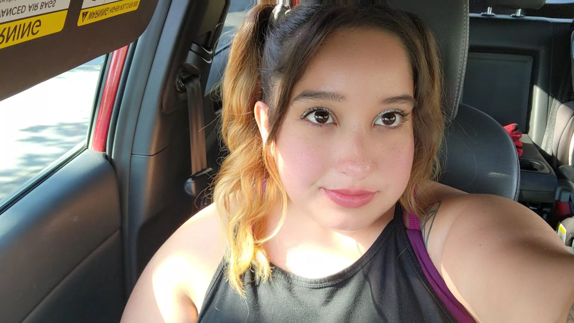 Half magic glitter eyeliner is my best friend🫶 posted by wickedvixenn