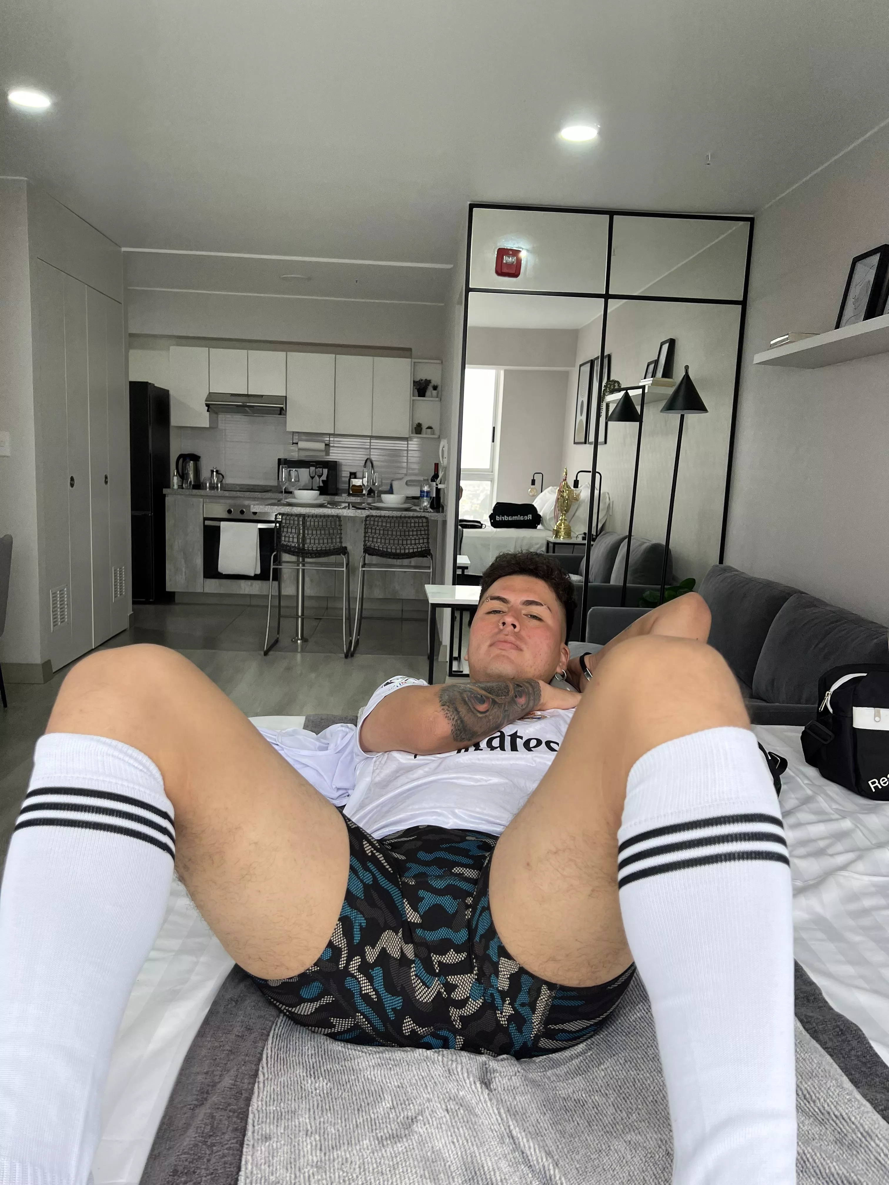 If my bulge looks tempting to you, would you like to play with it later? Haha posted by joanmanly