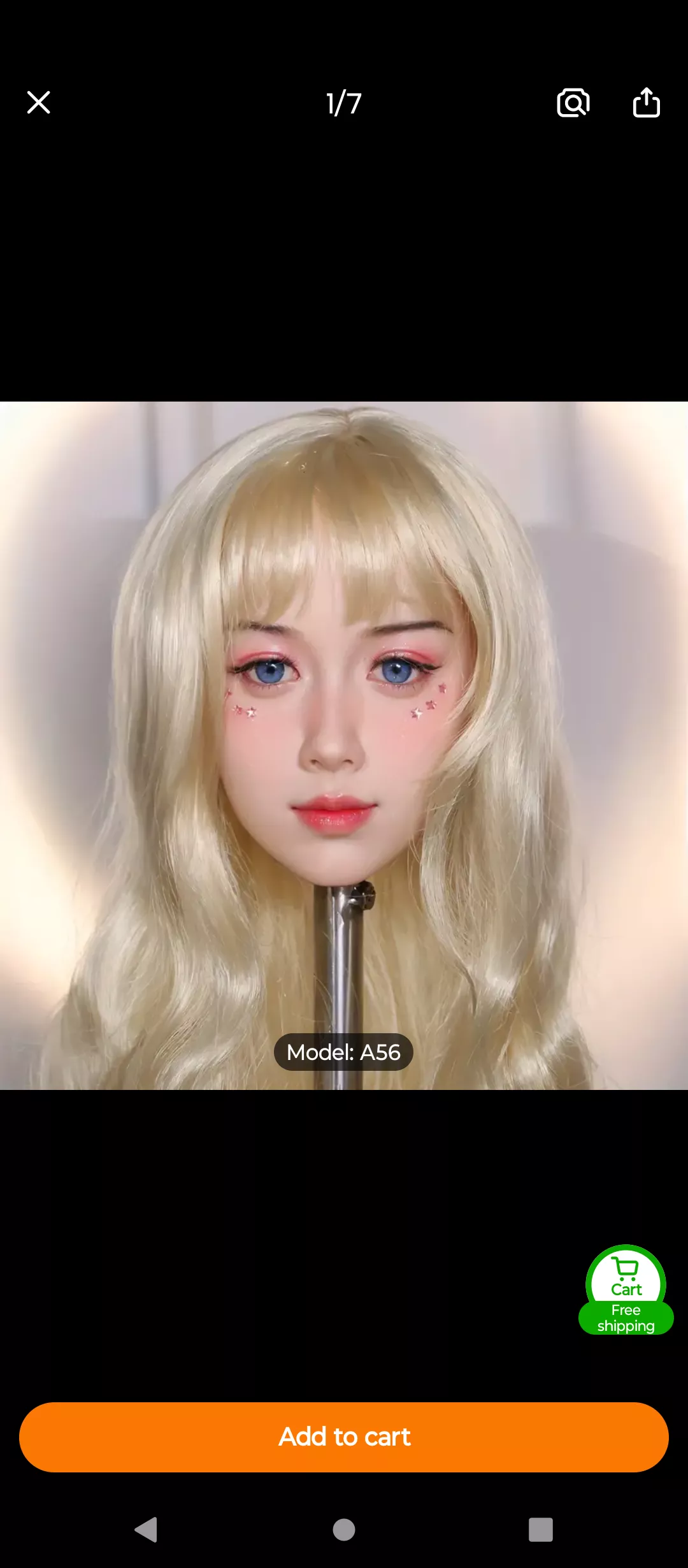 I'm considering buying this head but do you think it would look good on a zelex doll body  posted by sal2end