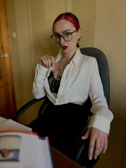 It's very hot in the office today  by CelestWarden