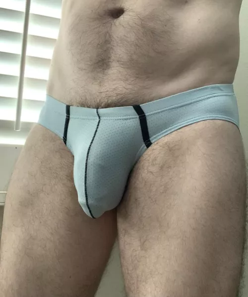 Light blue with a little vein bulge by BrieflineD
