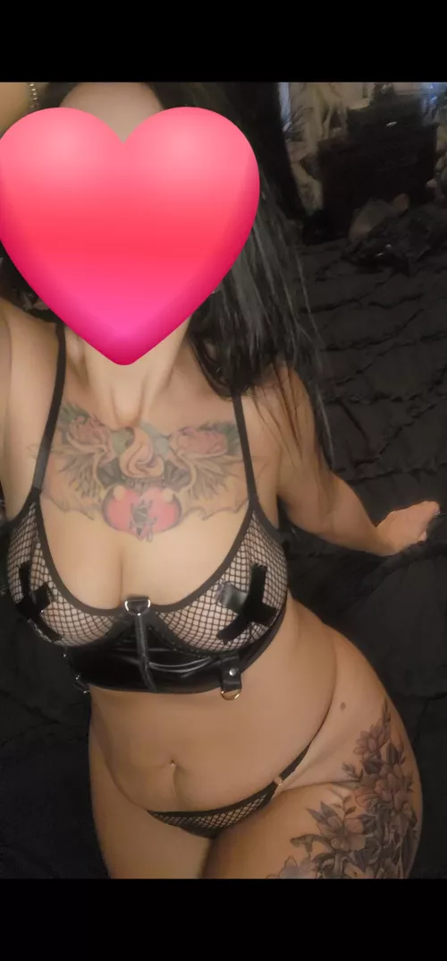 Love a little black leather by hotwifecouple1984