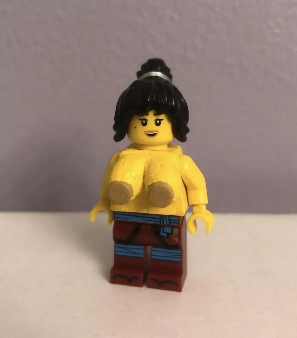 My custom lego Nya by BrickedUpHentai