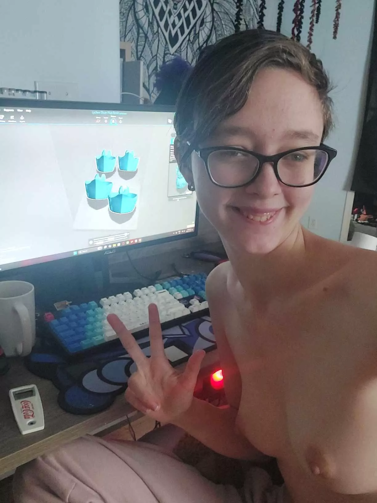 Nerd in her element posted by No_Interview_6489