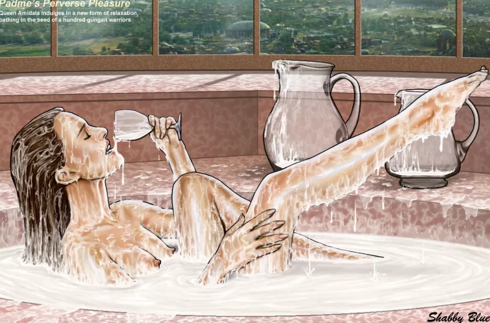 Padme's perverse pleasure. (Shabby Blue) posted by Germanicdutchman24