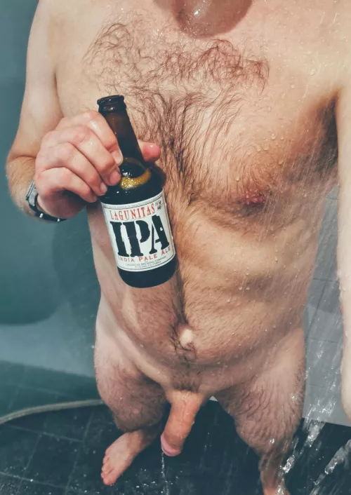 Rinsing off a chaotic day with my go to IPA by Valuable_Wealth4318