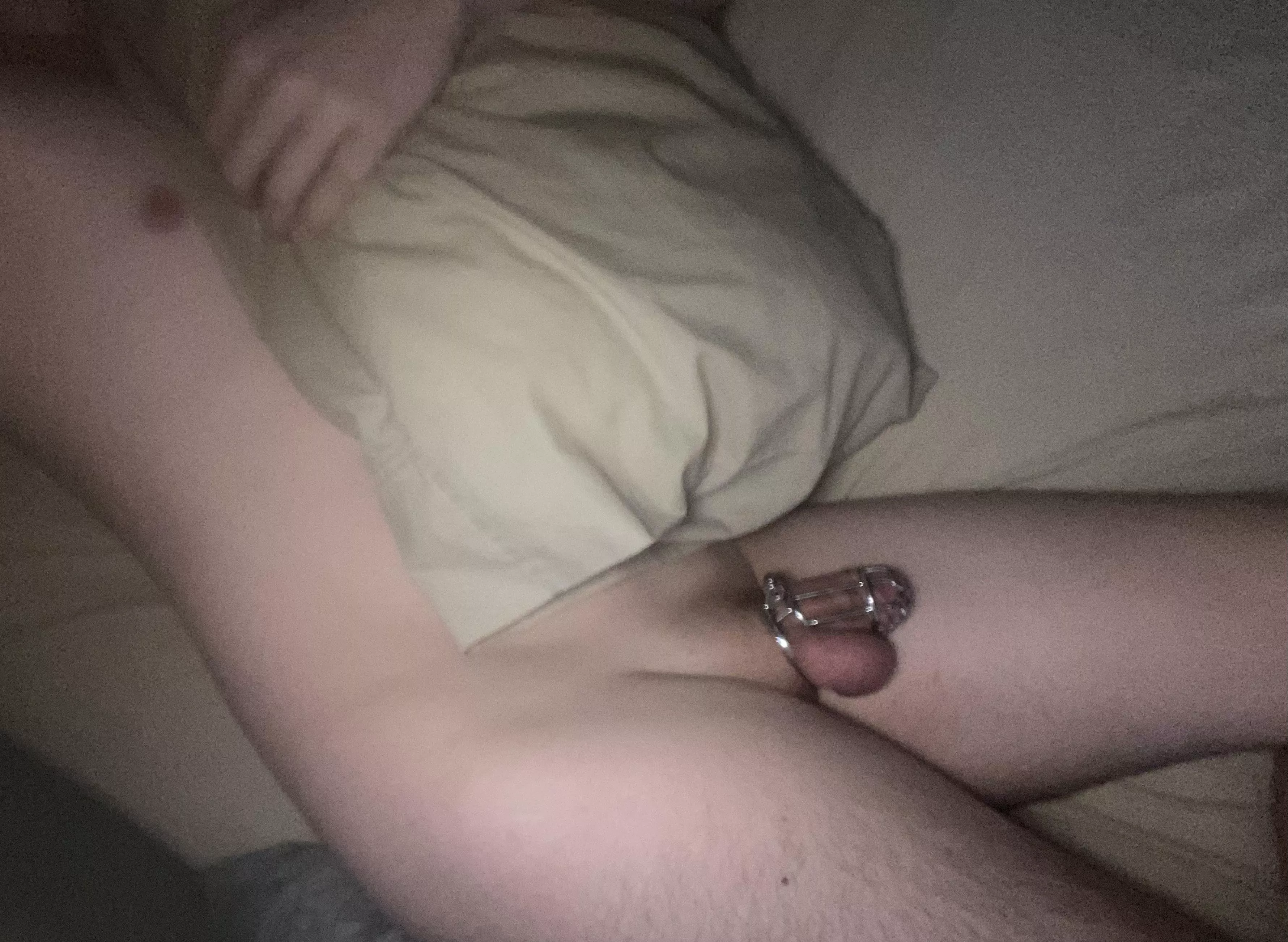 Second night in chastity was much easier, it sucks having to go through it alone though 🥺 posted by JakeAllen11