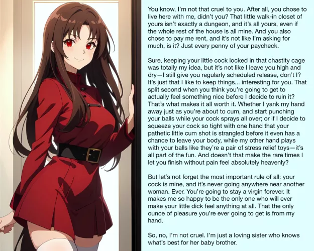 She's not really that cruel [AI Image] by MasticatrixPenalty