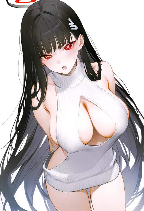 Sweater Rio [Blue Archive] by CheetahSperm18