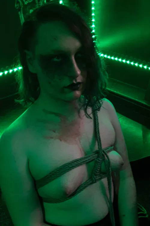 The aftermath of of a fun self tie by SpiritualRound21